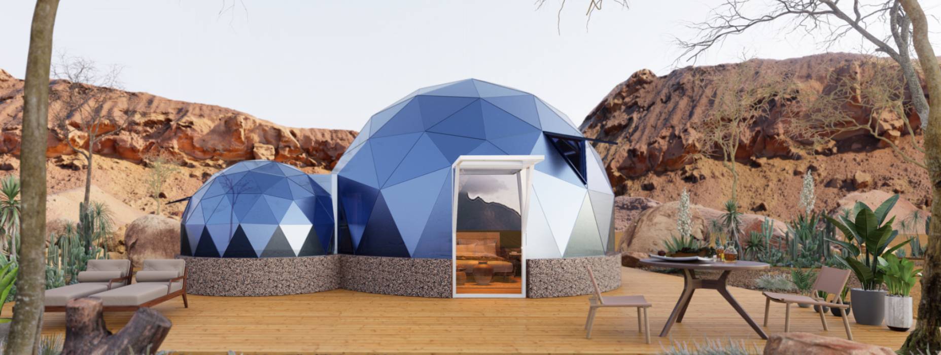 彭州球形智能光伏玻璃星空房